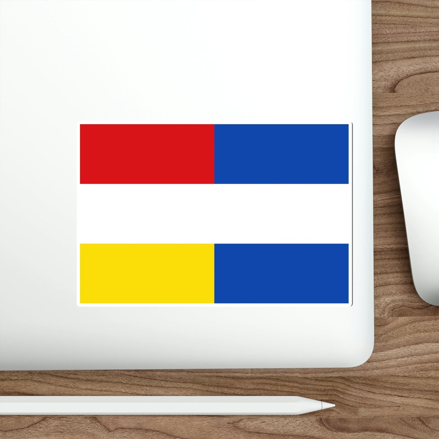 Flag of Guatemala (1851-1858) STICKER Vinyl Die-Cut Decal-The Sticker Space