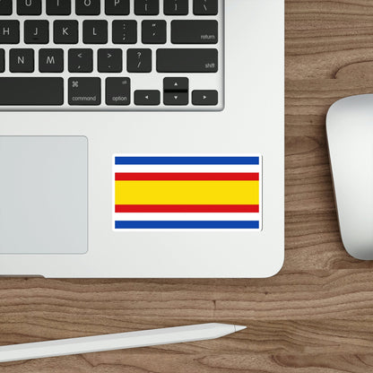 Flag of Guatemala (1858–1871) STICKER Vinyl Die-Cut Decal-The Sticker Space