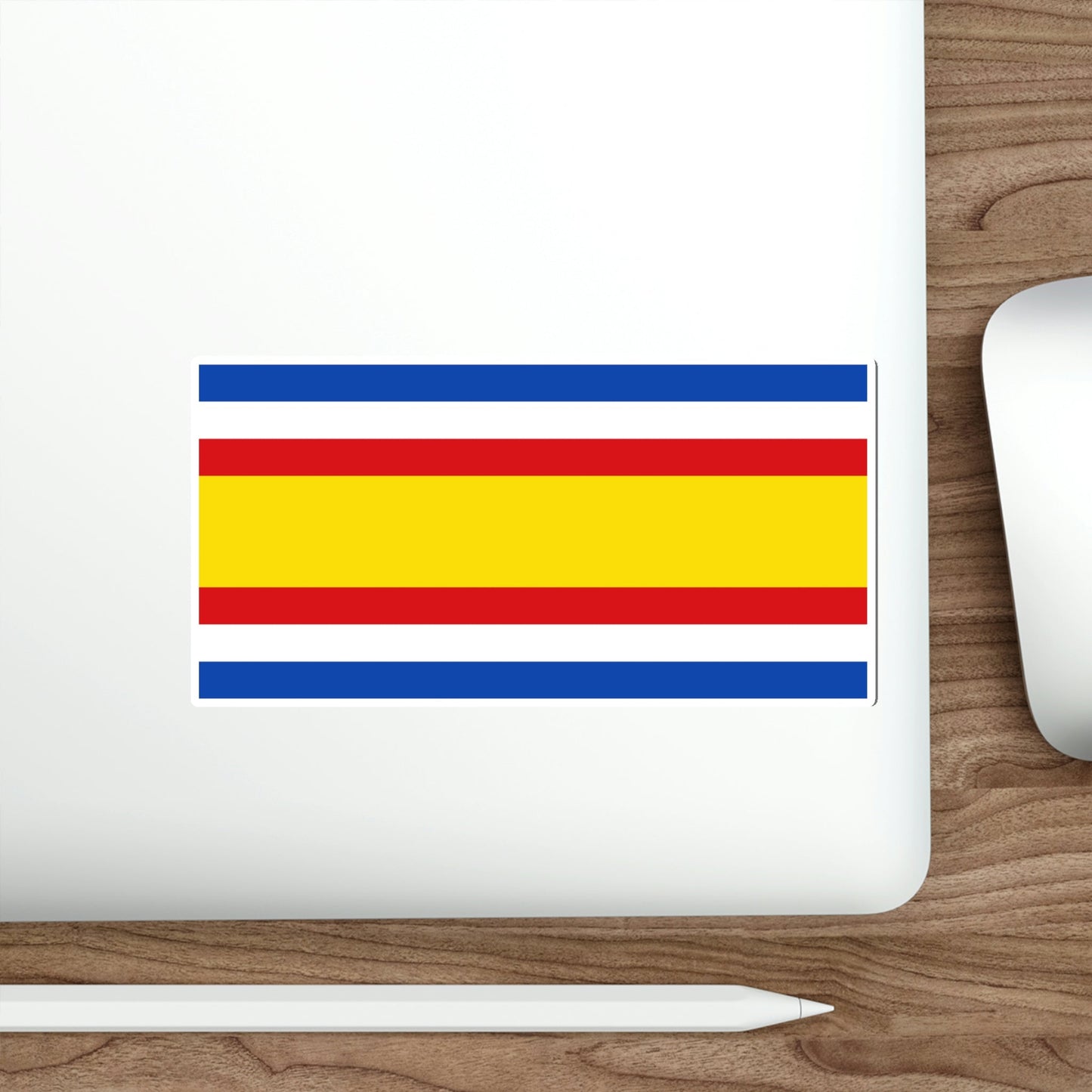 Flag of Guatemala (1858–1871) STICKER Vinyl Die-Cut Decal-The Sticker Space