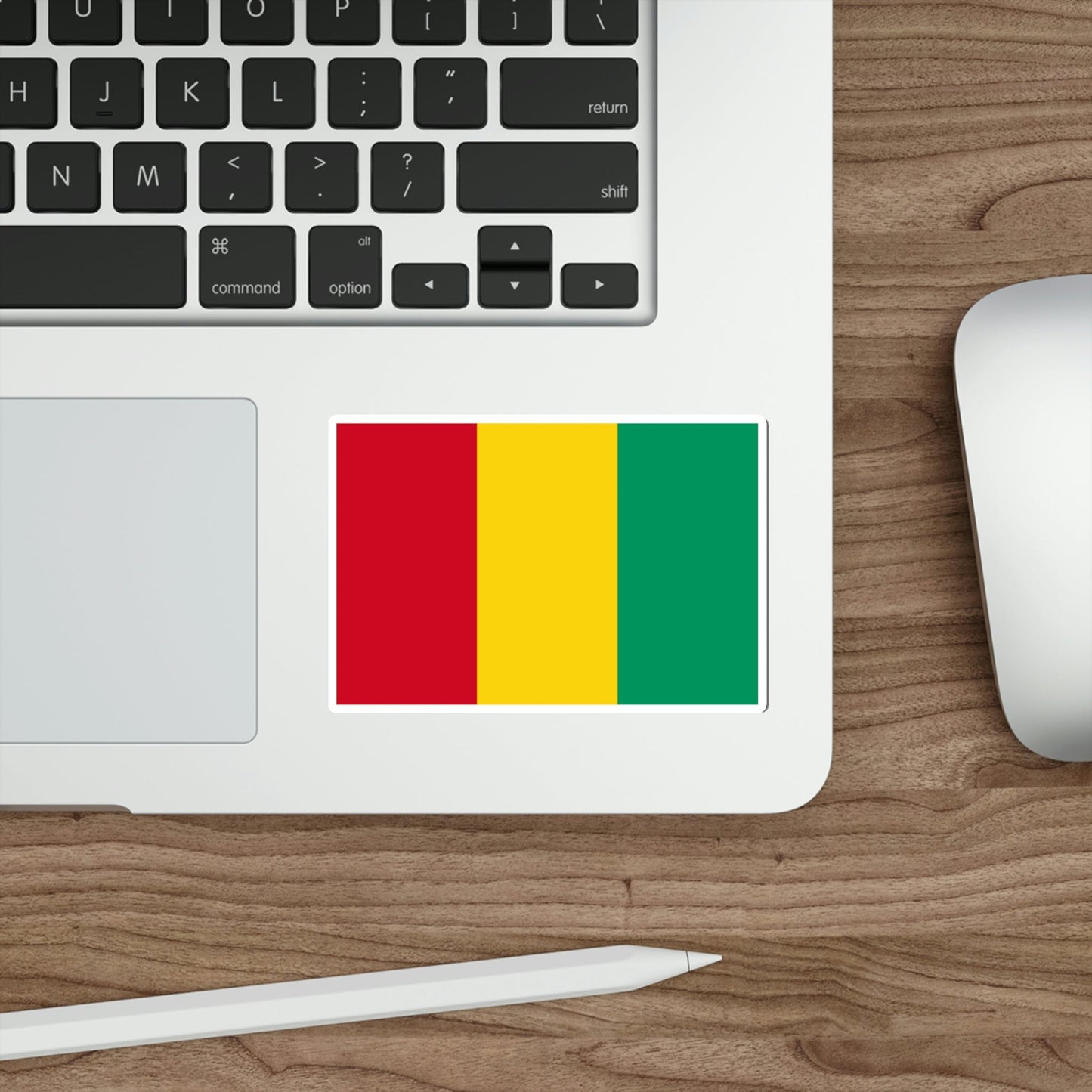 Flag of Guinea STICKER Vinyl Die-Cut Decal-The Sticker Space