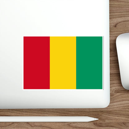 Flag of Guinea STICKER Vinyl Die-Cut Decal-The Sticker Space