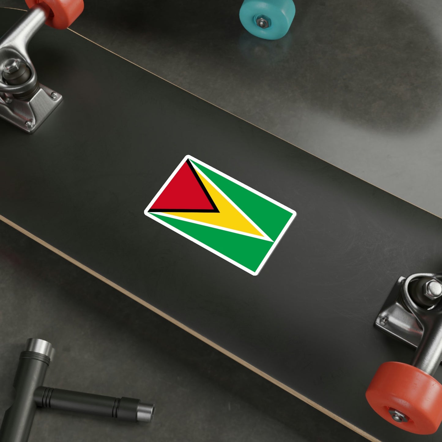 Flag of Guyana STICKER Vinyl Die-Cut Decal-The Sticker Space