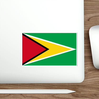 Flag of Guyana STICKER Vinyl Die-Cut Decal-The Sticker Space