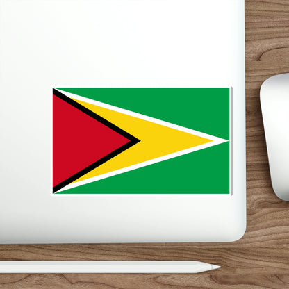 Flag of Guyana STICKER Vinyl Die-Cut Decal-The Sticker Space