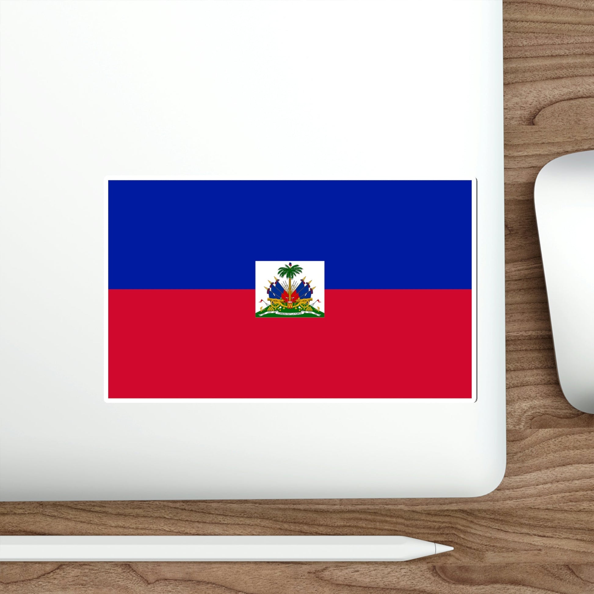 Flag of Haiti STICKER Vinyl Die-Cut Decal-The Sticker Space