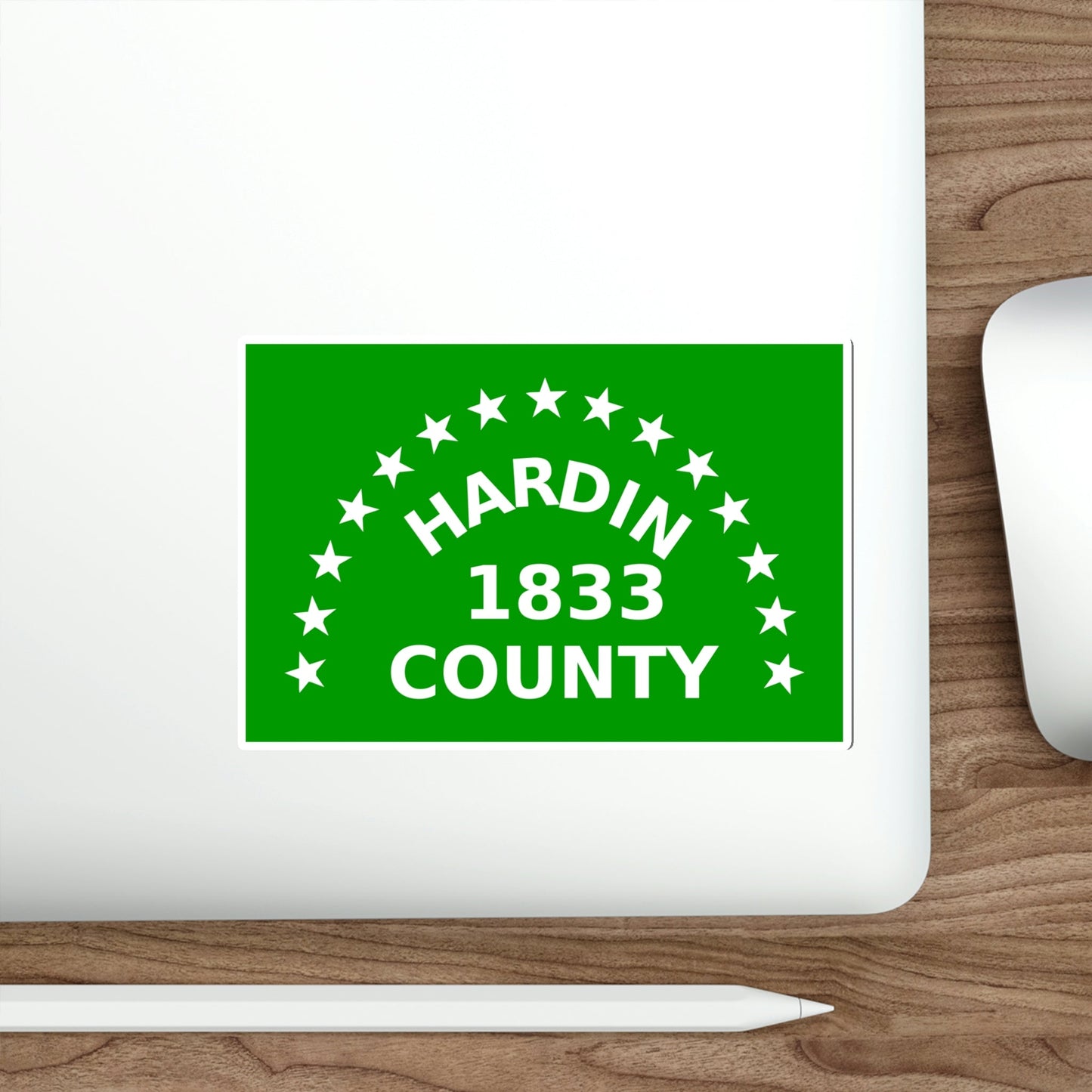 Flag of Hardin County Ohio STICKER Vinyl Die-Cut Decal-The Sticker Space