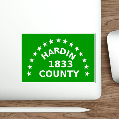 Flag of Hardin County Ohio STICKER Vinyl Die-Cut Decal-The Sticker Space