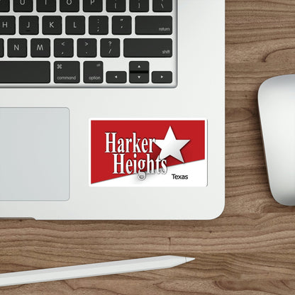 Flag of Harker Heights Texas USA STICKER Vinyl Die-Cut Decal-The Sticker Space