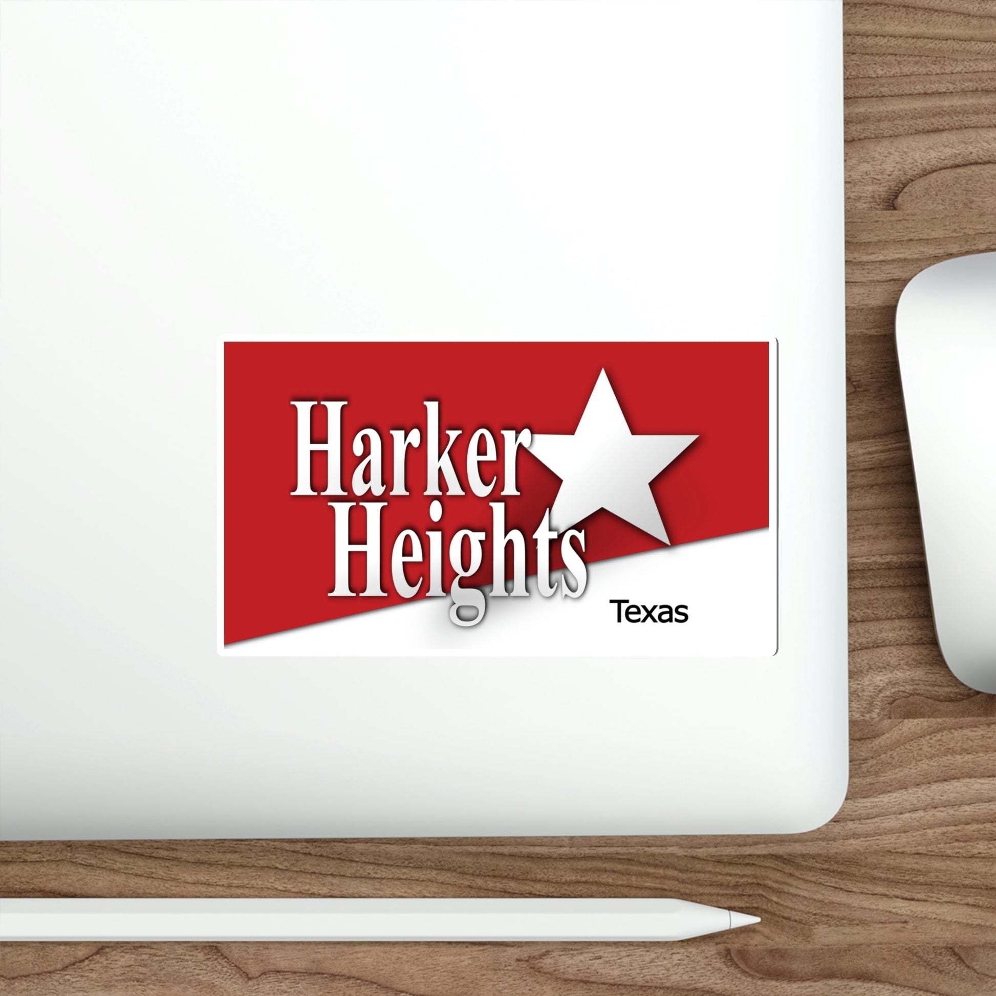 Flag of Harker Heights Texas USA STICKER Vinyl Die-Cut Decal-The Sticker Space