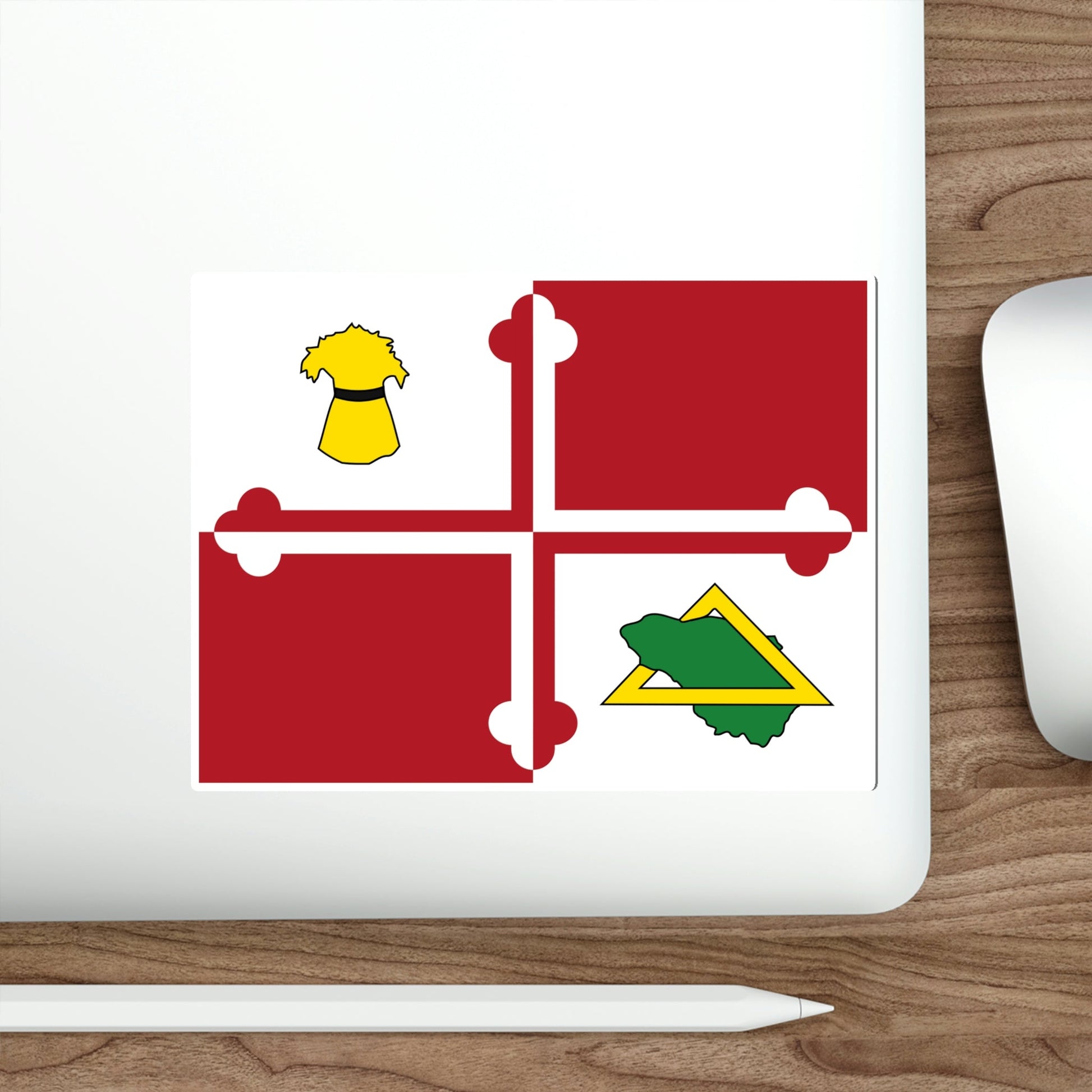 Flag of Howard County Maryland STICKER Vinyl Die-Cut Decal-The Sticker Space