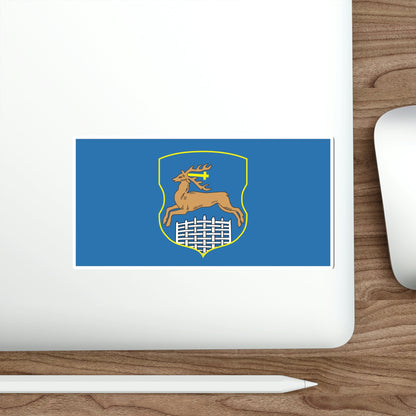 Flag of Hrodna Horadnia Grodno Russia STICKER Vinyl Die-Cut Decal-The Sticker Space