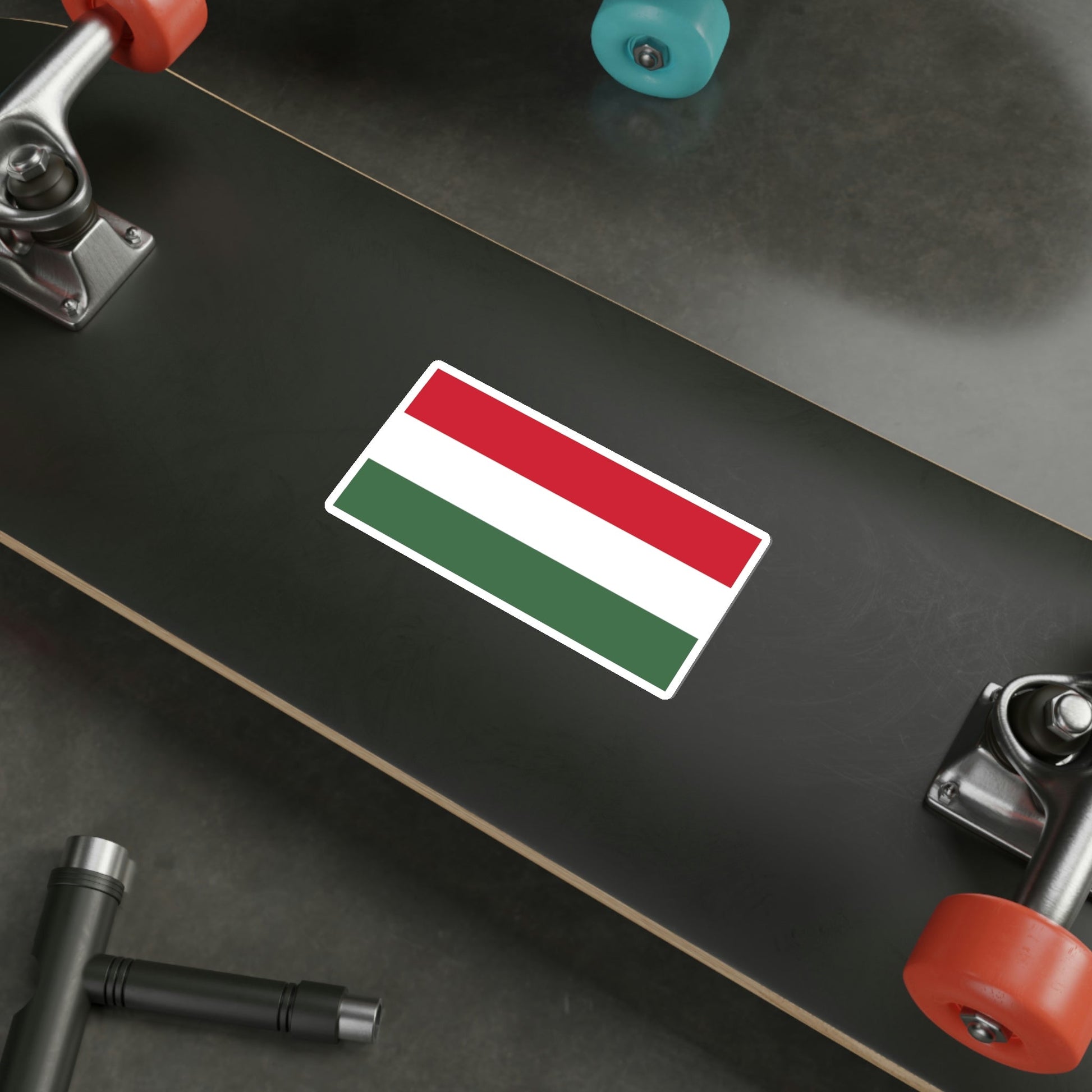 Flag of Hungary STICKER Vinyl Die-Cut Decal-The Sticker Space