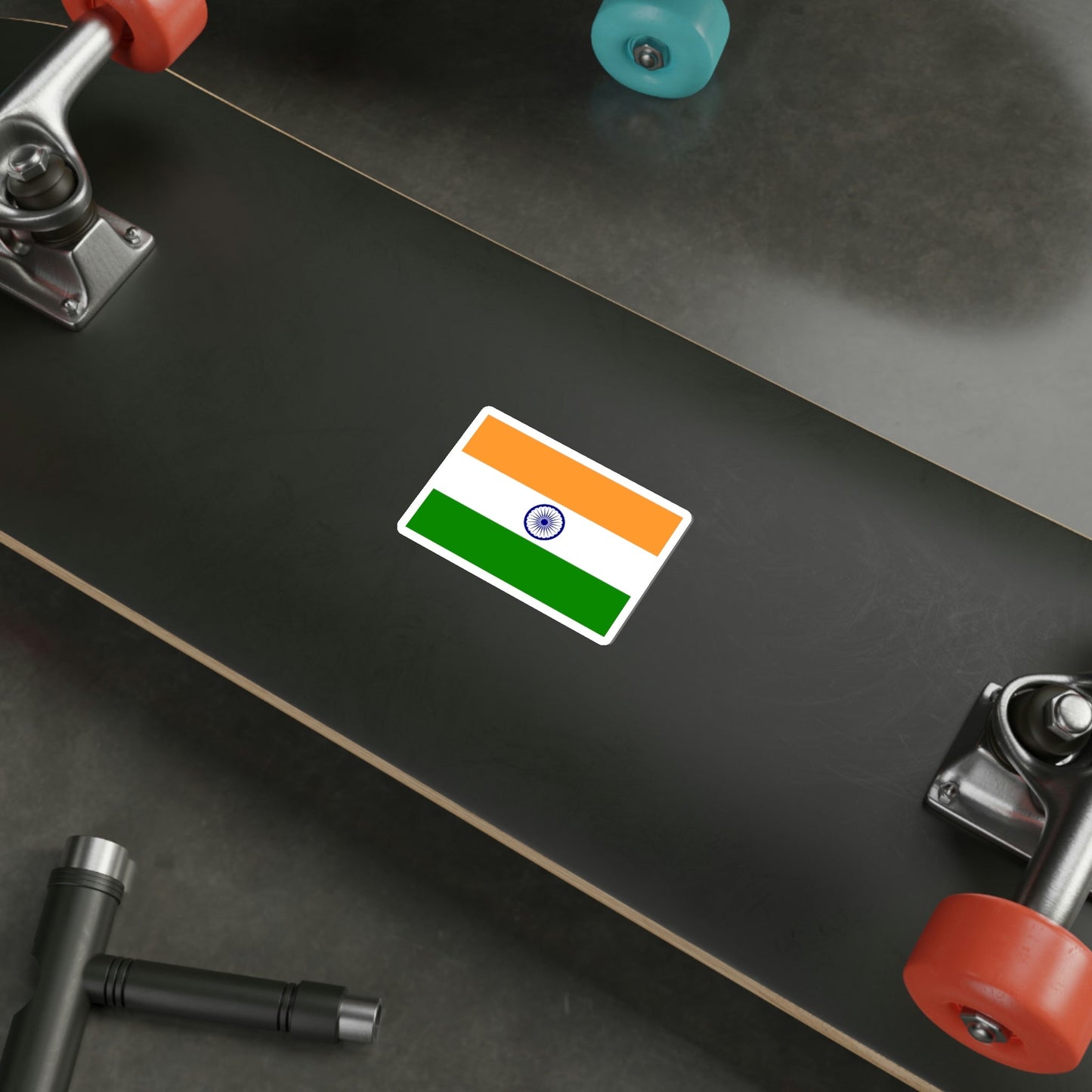 Flag of India STICKER Vinyl Die-Cut Decal-The Sticker Space