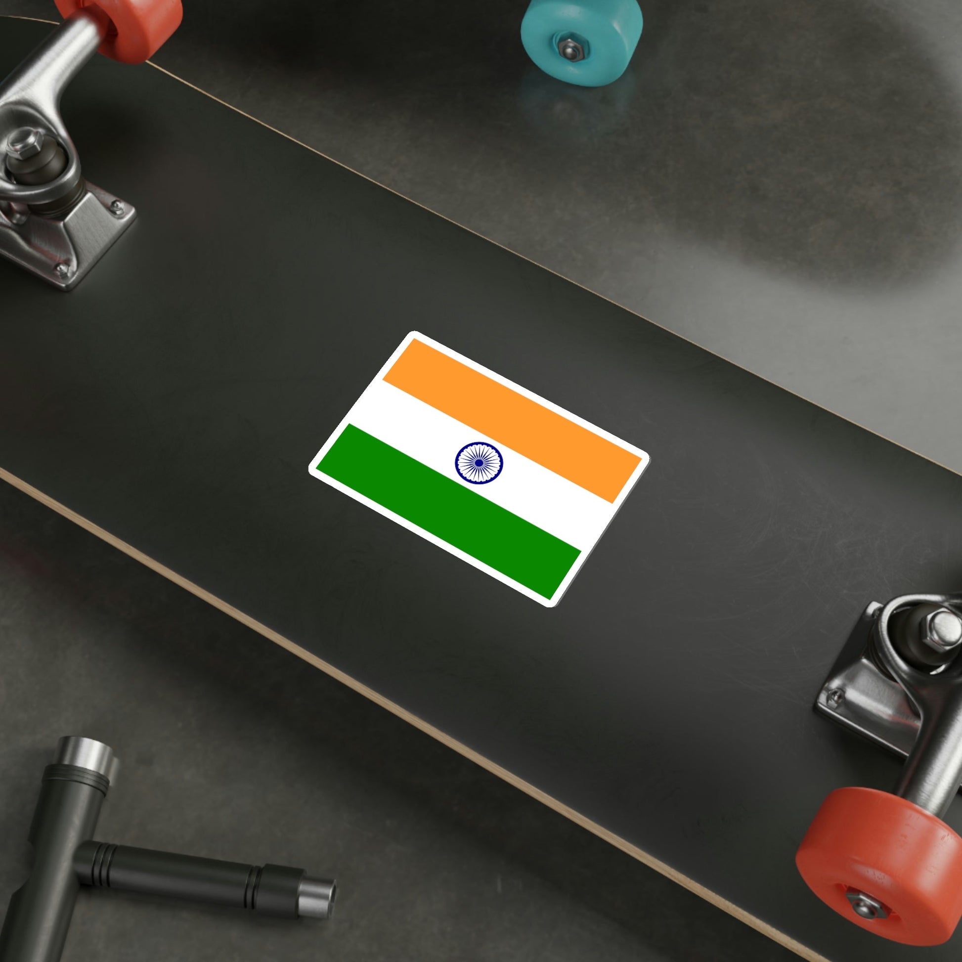 Flag of India STICKER Vinyl Die-Cut Decal-The Sticker Space