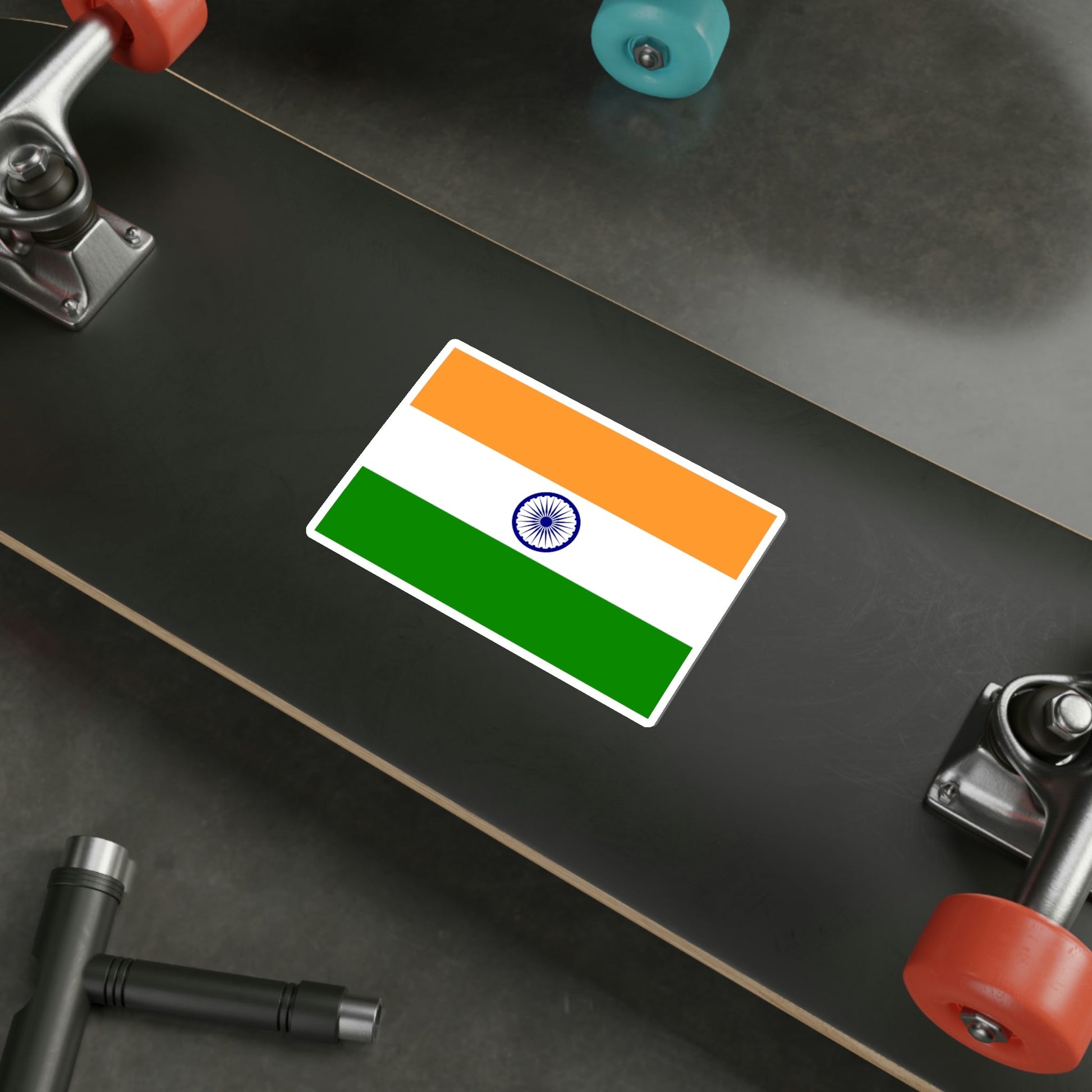 Flag of India STICKER Vinyl Die-Cut Decal-The Sticker Space