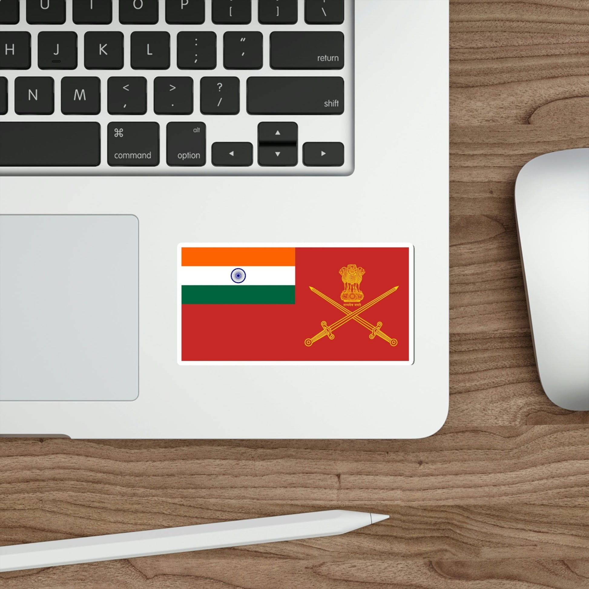 Flag of Indian Army (India) STICKER Vinyl Die-Cut Decal-The Sticker Space