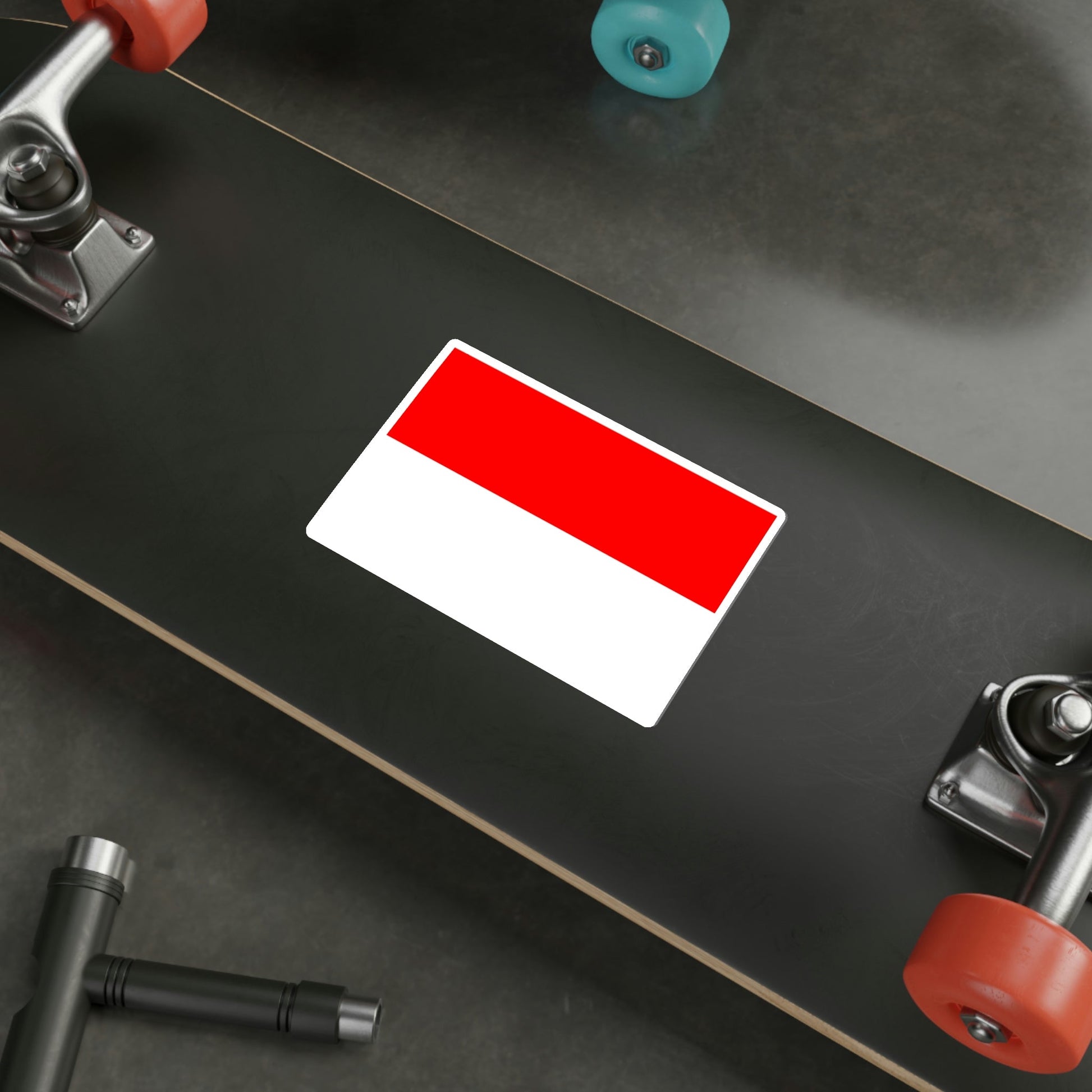 Flag of Indonesia STICKER Vinyl Die-Cut Decal-The Sticker Space