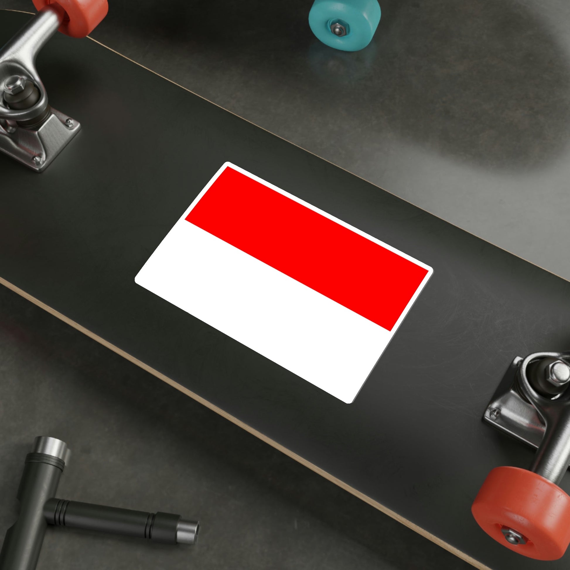 Flag of Indonesia STICKER Vinyl Die-Cut Decal-The Sticker Space