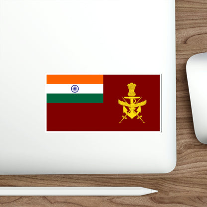 Flag of Integrated Defence Staff (India) STICKER Vinyl Die-Cut Decal-The Sticker Space