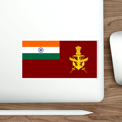 Flag of Integrated Defence Staff (India) STICKER Vinyl Die-Cut Decal-The Sticker Space