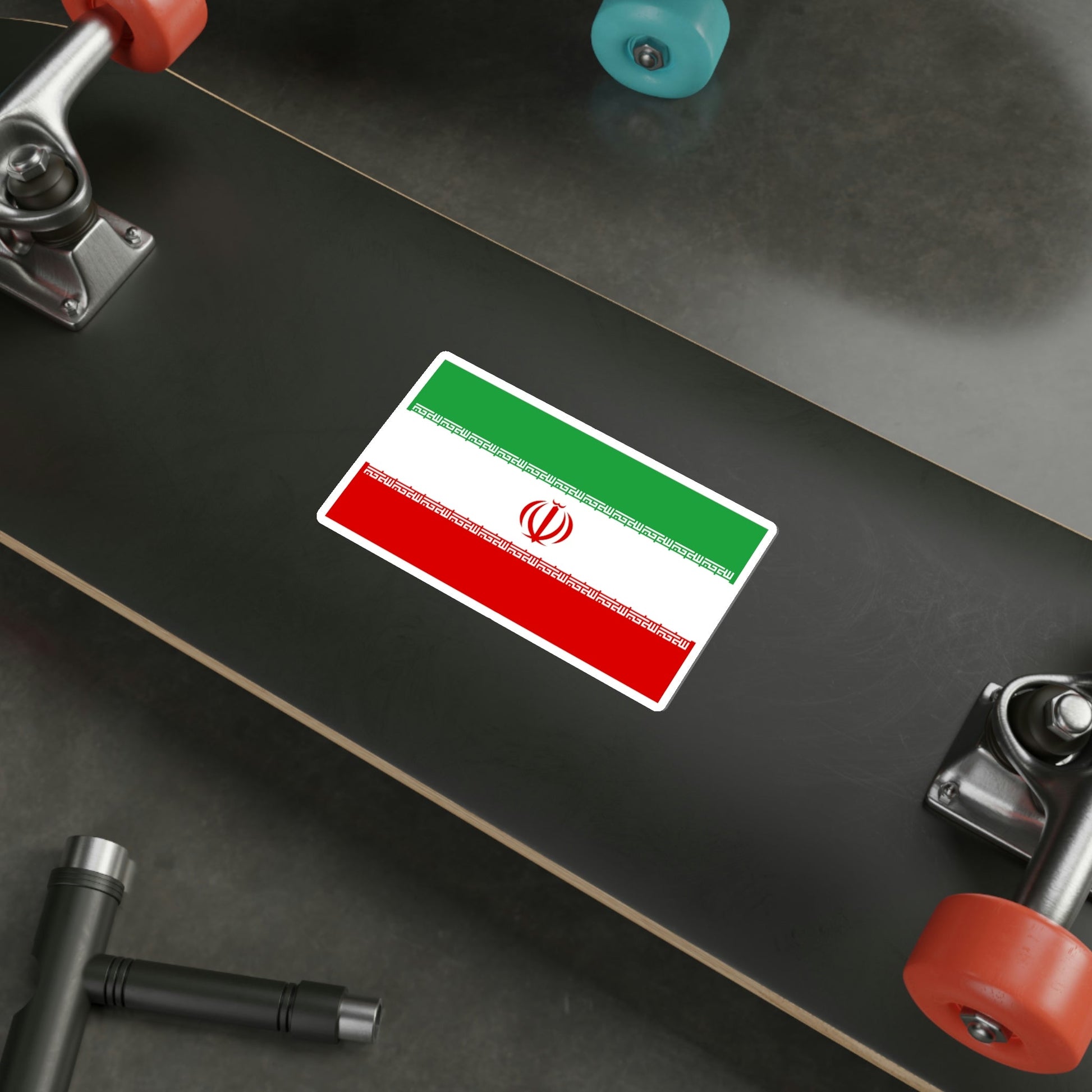 Flag of Iran STICKER Vinyl Die-Cut Decal-The Sticker Space