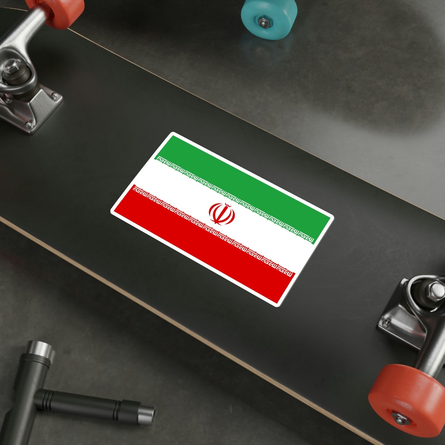 Flag of Iran STICKER Vinyl Die-Cut Decal-The Sticker Space