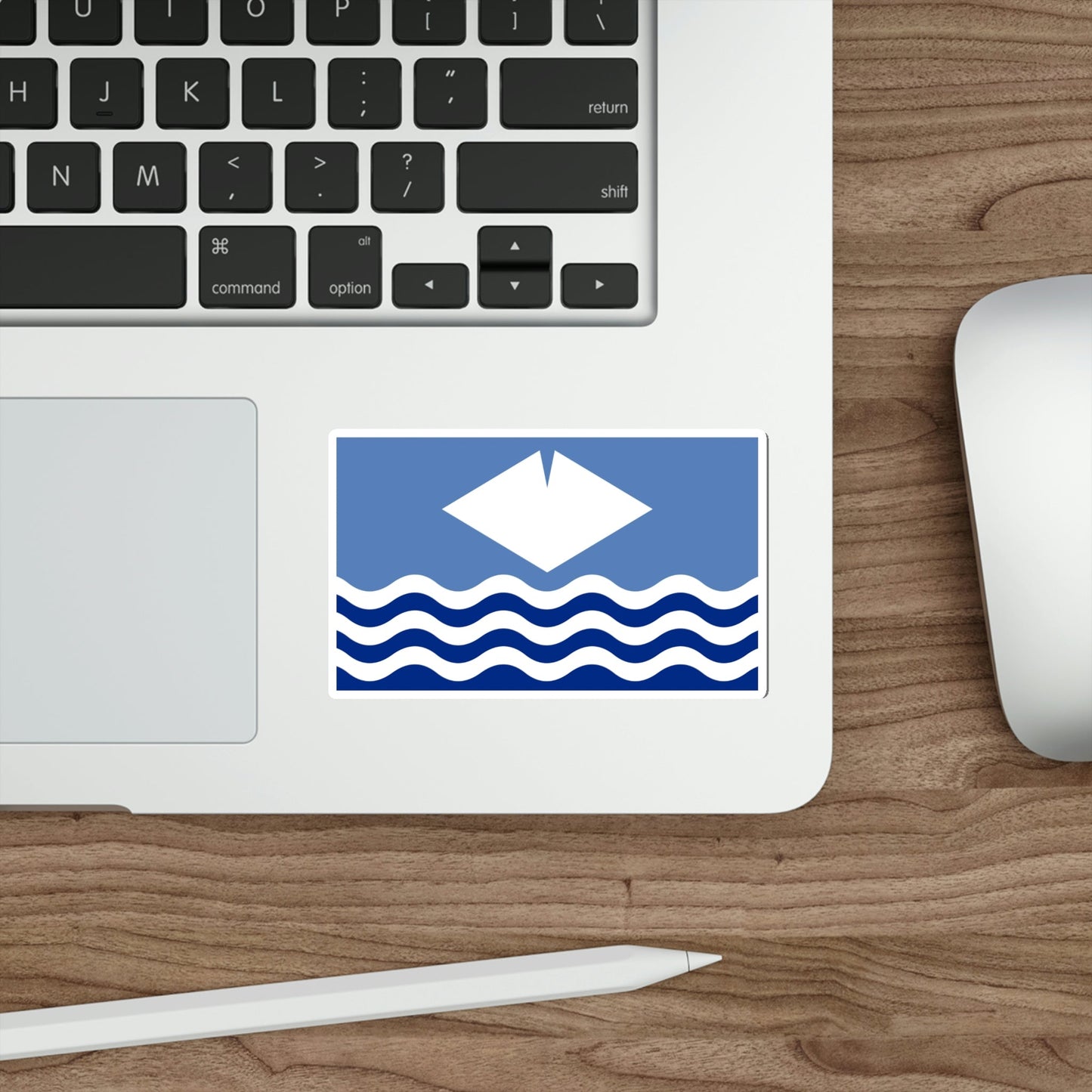 Flag of Isle of Wight UK STICKER Vinyl Die-Cut Decal-The Sticker Space