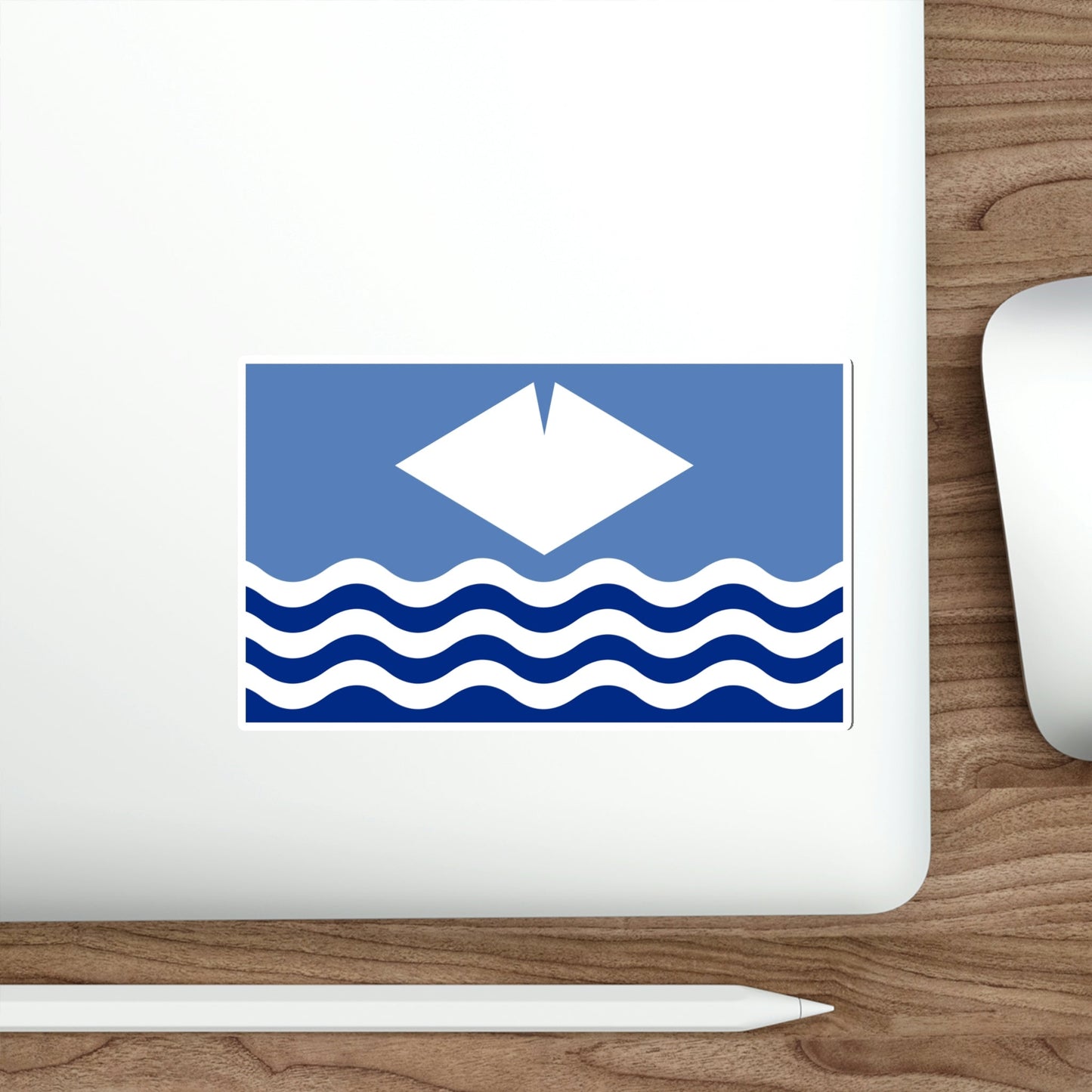 Flag of Isle of Wight UK STICKER Vinyl Die-Cut Decal-The Sticker Space