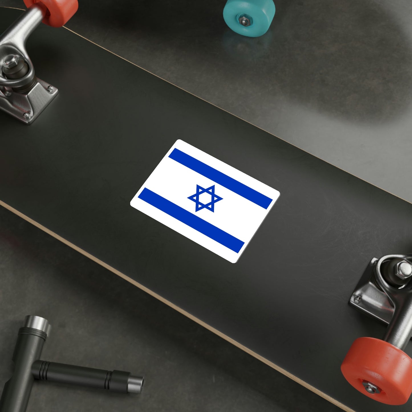 Flag of Israel STICKER Vinyl Die-Cut Decal-The Sticker Space