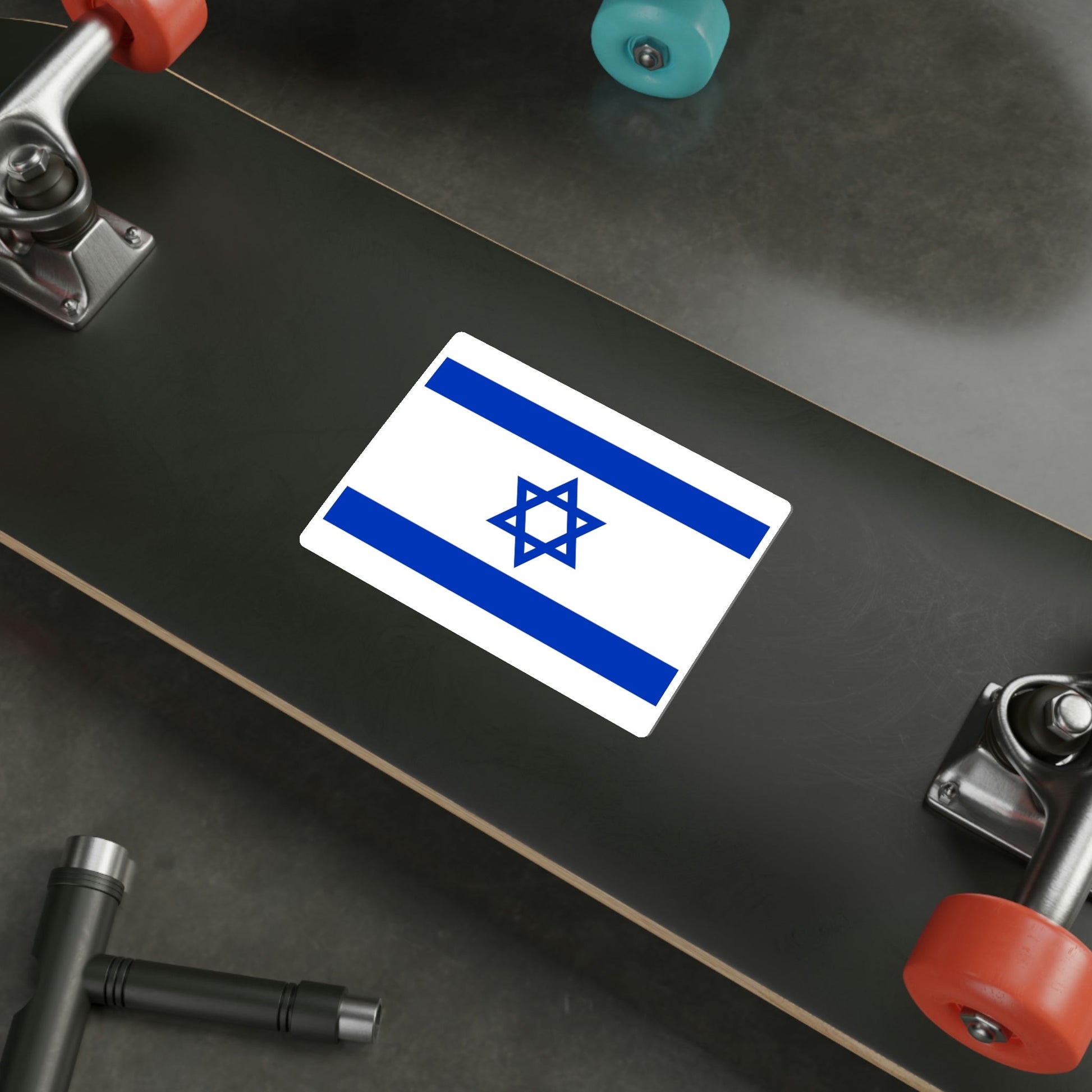 Flag of Israel STICKER Vinyl Die-Cut Decal-The Sticker Space