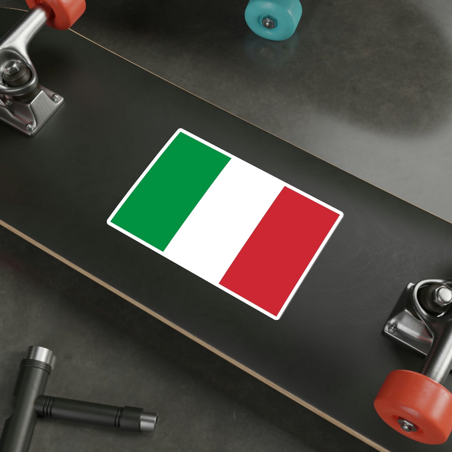 Flag of Italy STICKER Vinyl Die-Cut Decal-The Sticker Space