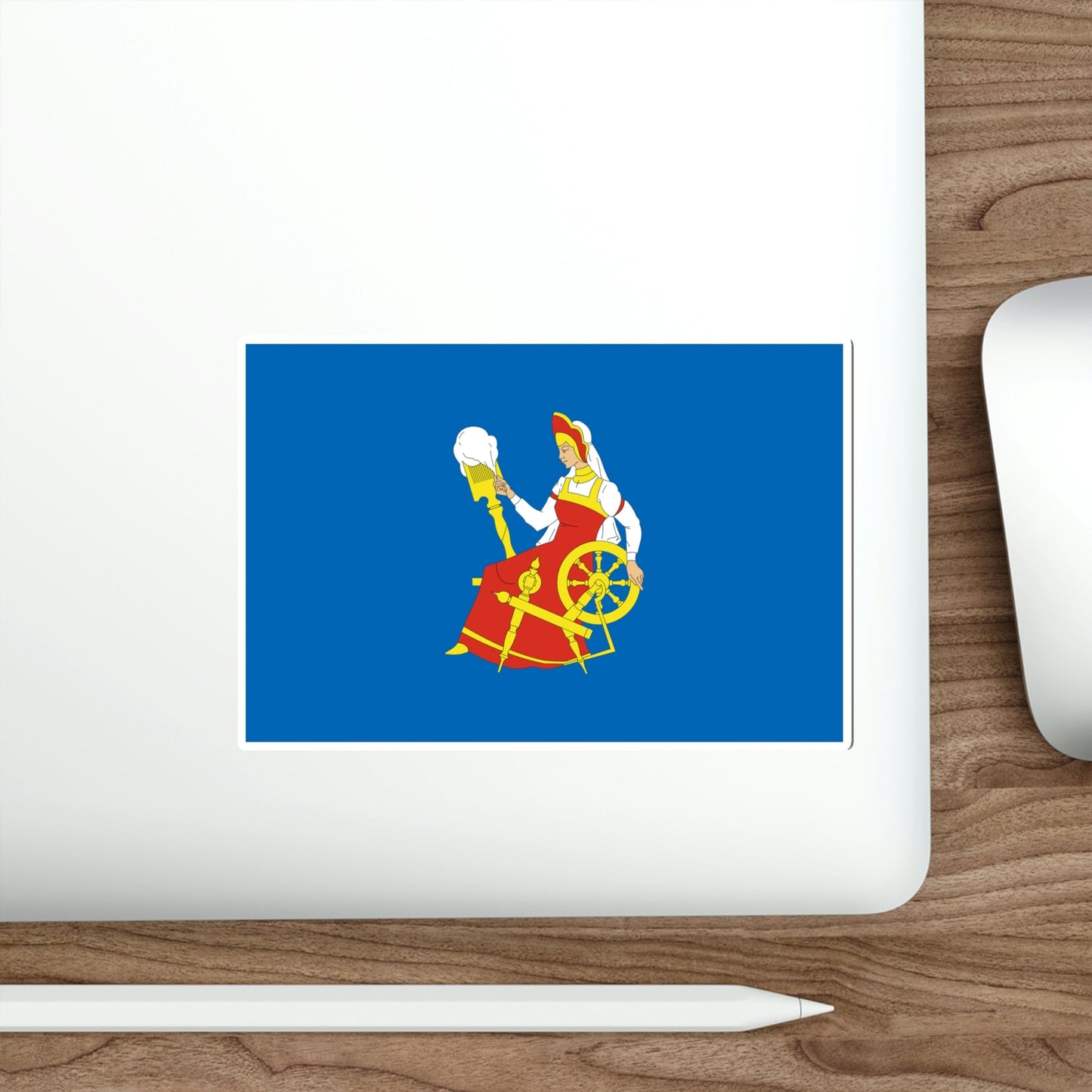 Flag of Ivanovo Russia STICKER Vinyl Die-Cut Decal-The Sticker Space