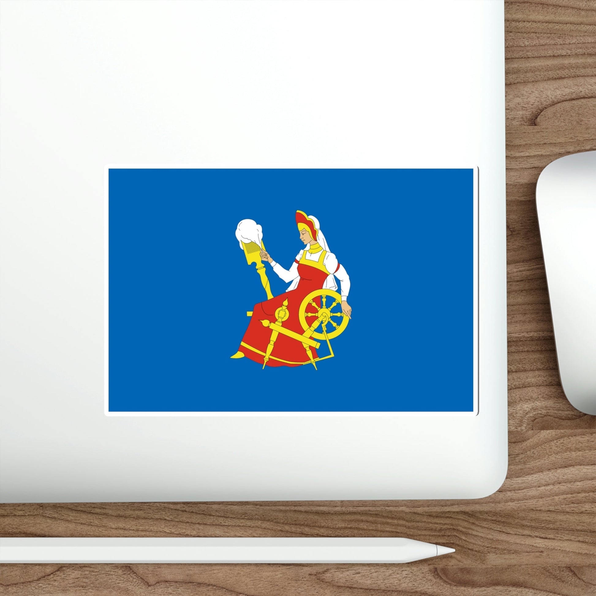 Flag of Ivanovo Russia STICKER Vinyl Die-Cut Decal-The Sticker Space