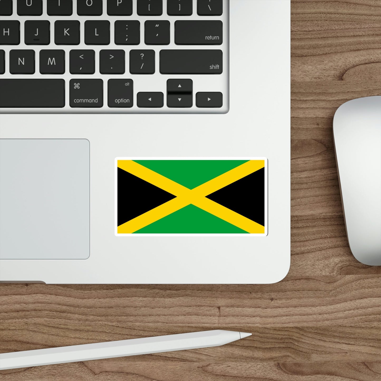 Flag of Jamaica STICKER Vinyl Die-Cut Decal-The Sticker Space