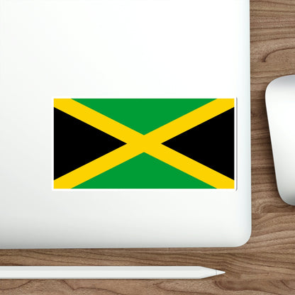 Flag of Jamaica STICKER Vinyl Die-Cut Decal-The Sticker Space