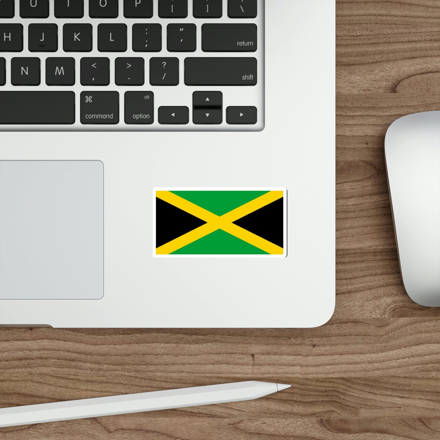 Flag of Jamaica STICKER Vinyl Die-Cut Decal-The Sticker Space