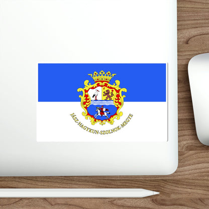 Flag of Jász Nagykun Szolnok County Hungary STICKER Vinyl Die-Cut Decal-The Sticker Space