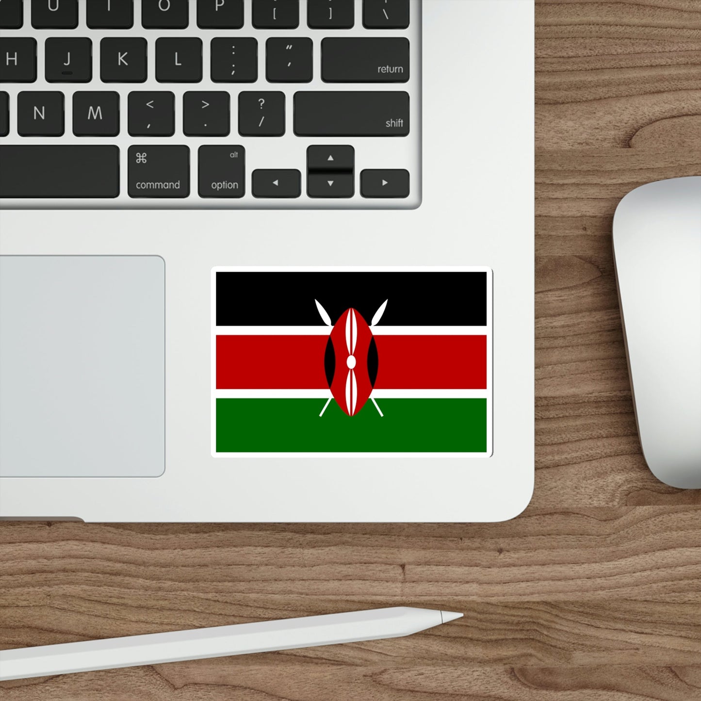 Flag of Kenya STICKER Vinyl Die-Cut Decal-The Sticker Space