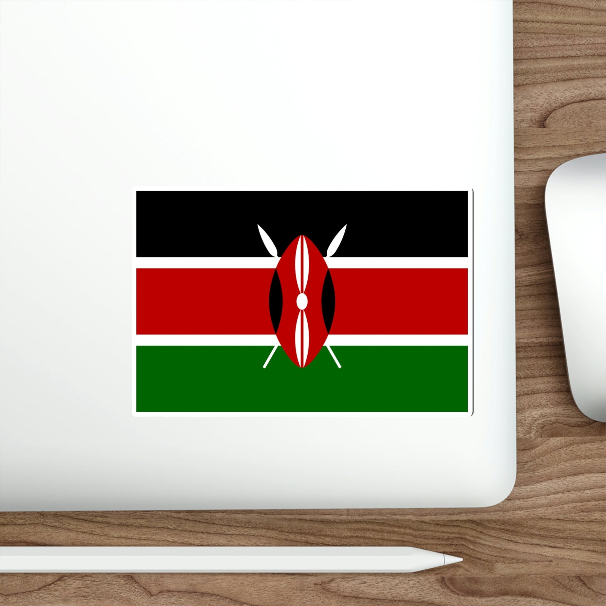 Flag of Kenya STICKER Vinyl Die-Cut Decal-The Sticker Space