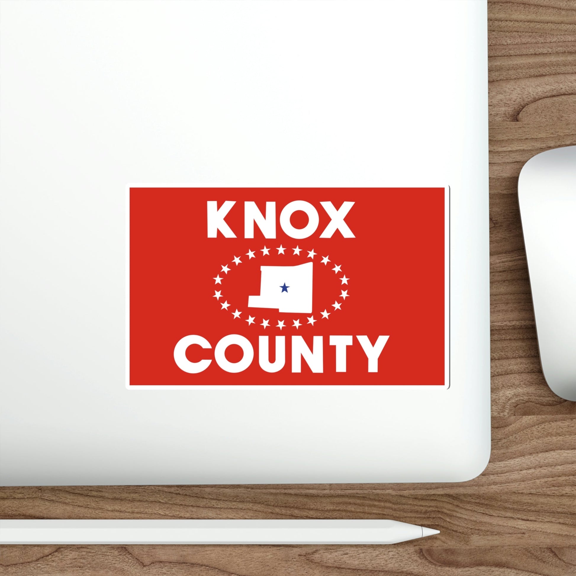 Flag of Knox County Ohio STICKER Vinyl Die-Cut Decal-The Sticker Space