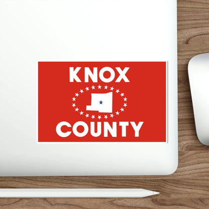 Flag of Knox County Ohio STICKER Vinyl Die-Cut Decal-The Sticker Space