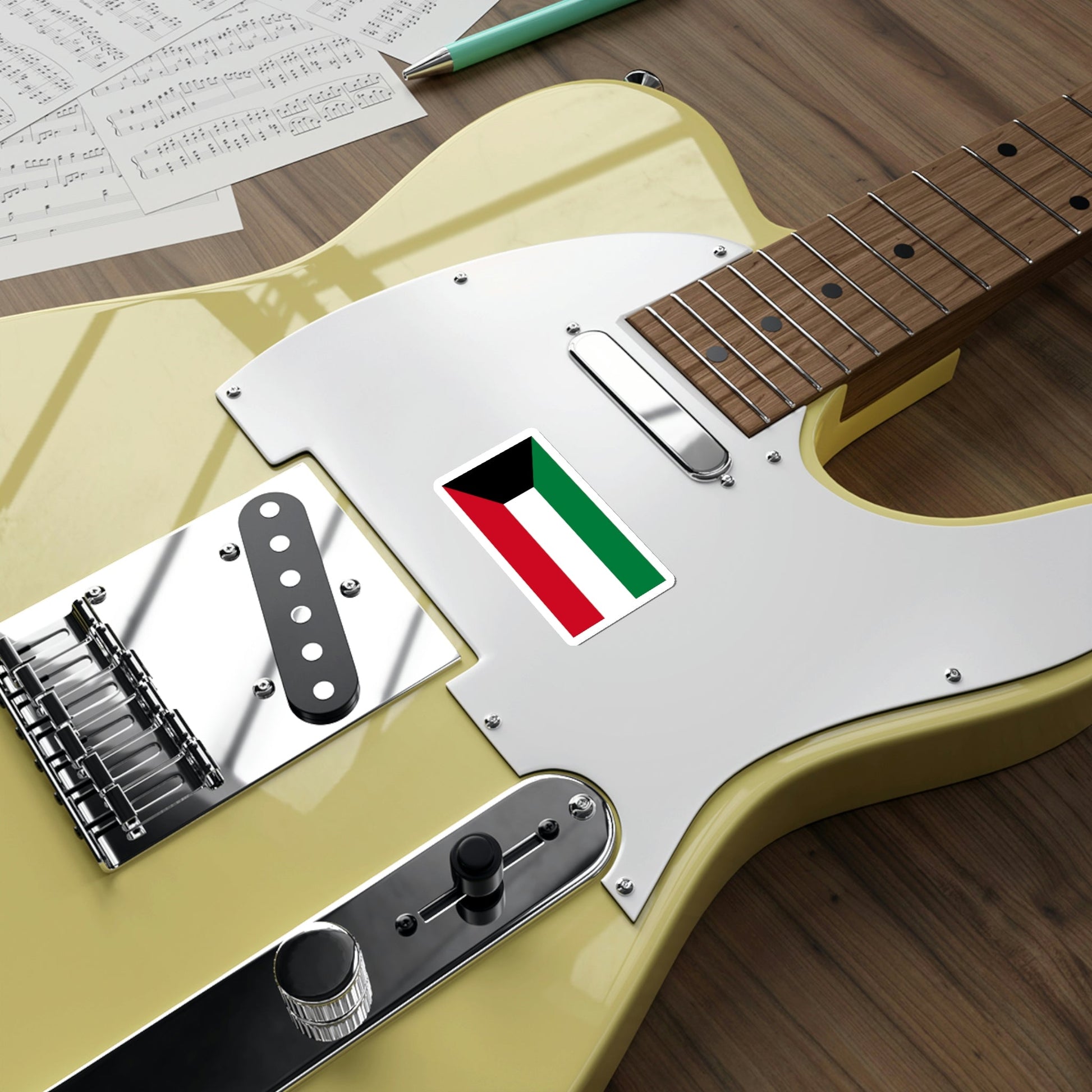 Flag of Kuwait STICKER Vinyl Die-Cut Decal-The Sticker Space