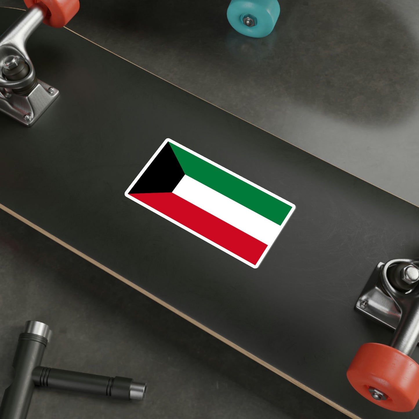 Flag of Kuwait STICKER Vinyl Die-Cut Decal-The Sticker Space