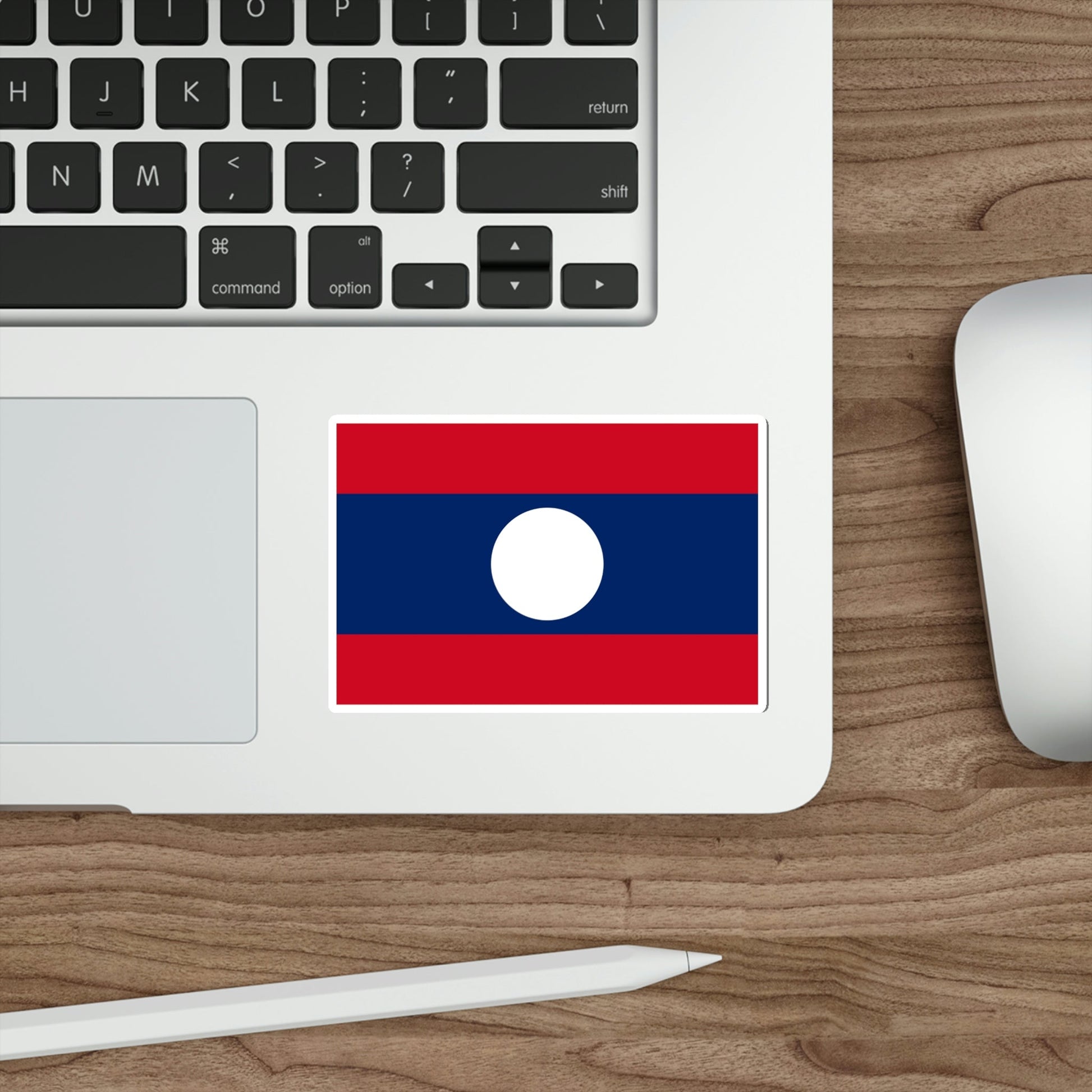 Flag of Laos STICKER Vinyl Die-Cut Decal-The Sticker Space