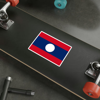 Flag of Laos STICKER Vinyl Die-Cut Decal-The Sticker Space