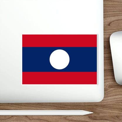 Flag of Laos STICKER Vinyl Die-Cut Decal-The Sticker Space