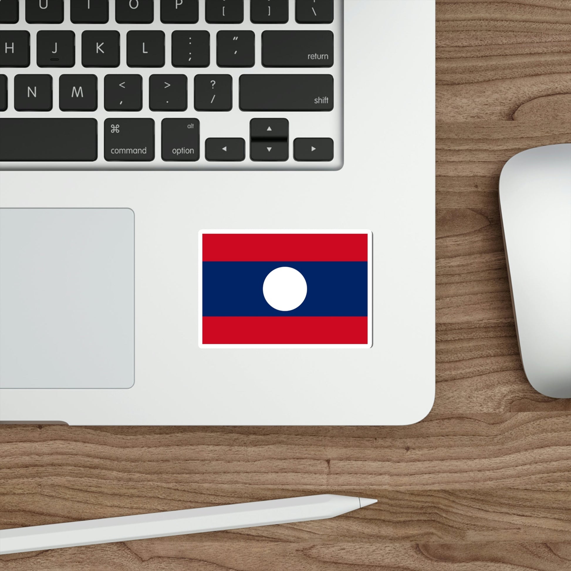 Flag of Laos STICKER Vinyl Die-Cut Decal-The Sticker Space