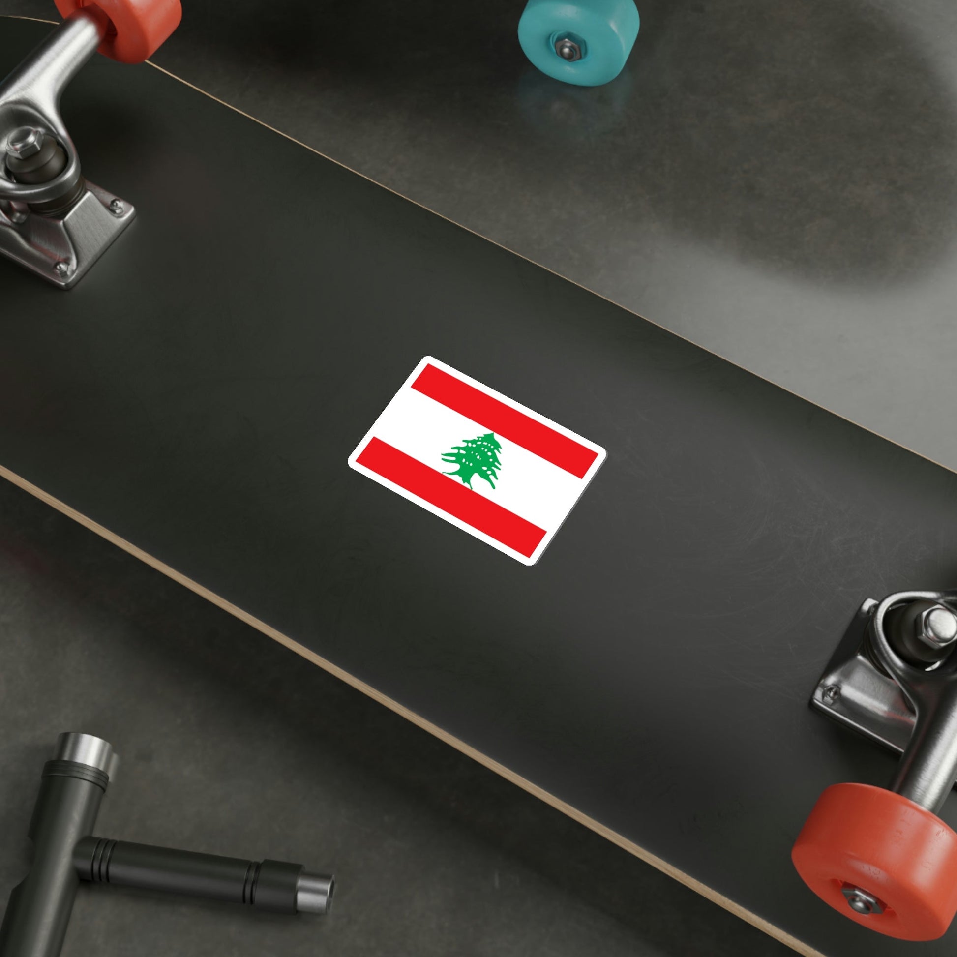 Flag of Lebanon STICKER Vinyl Die-Cut Decal-The Sticker Space