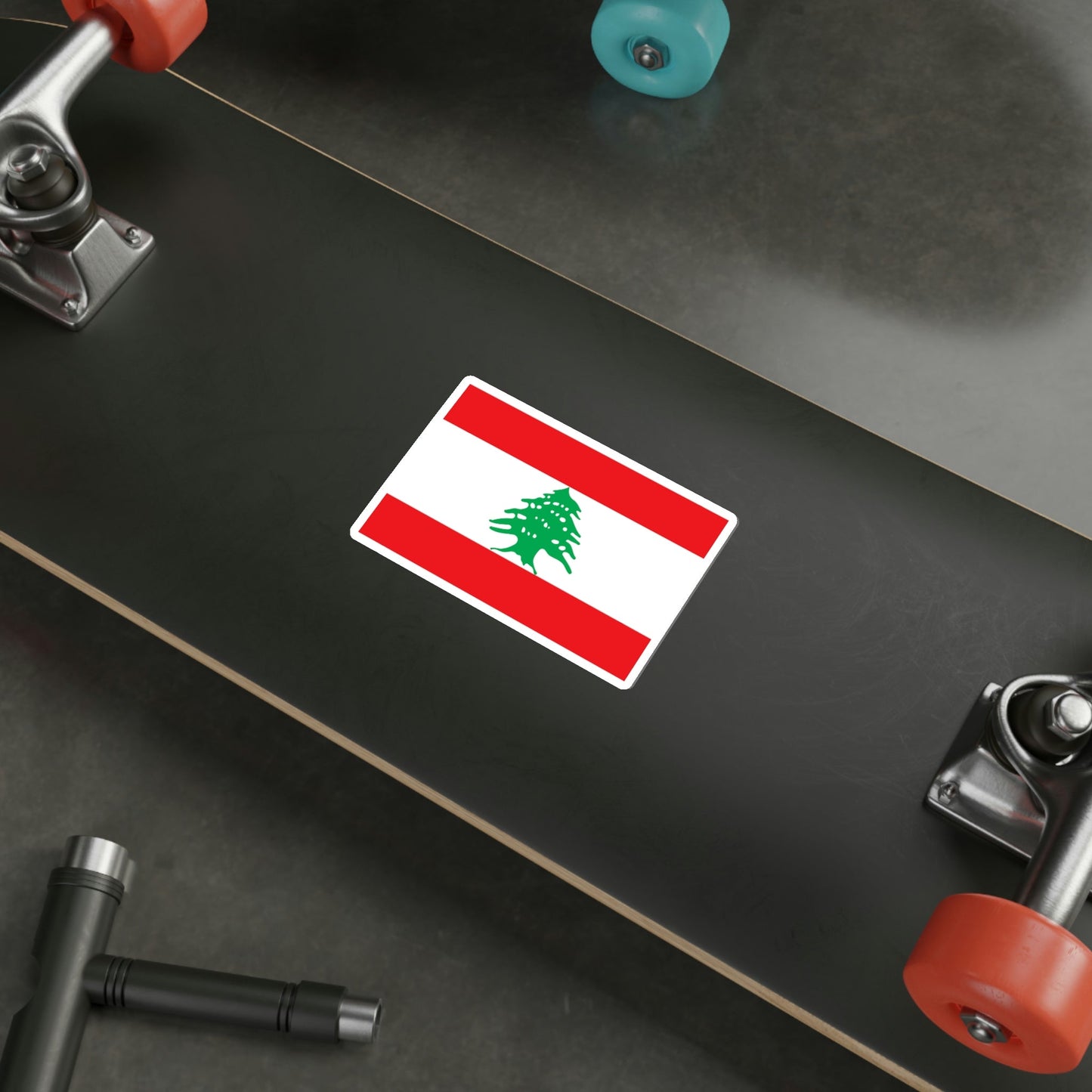 Flag of Lebanon STICKER Vinyl Die-Cut Decal-The Sticker Space