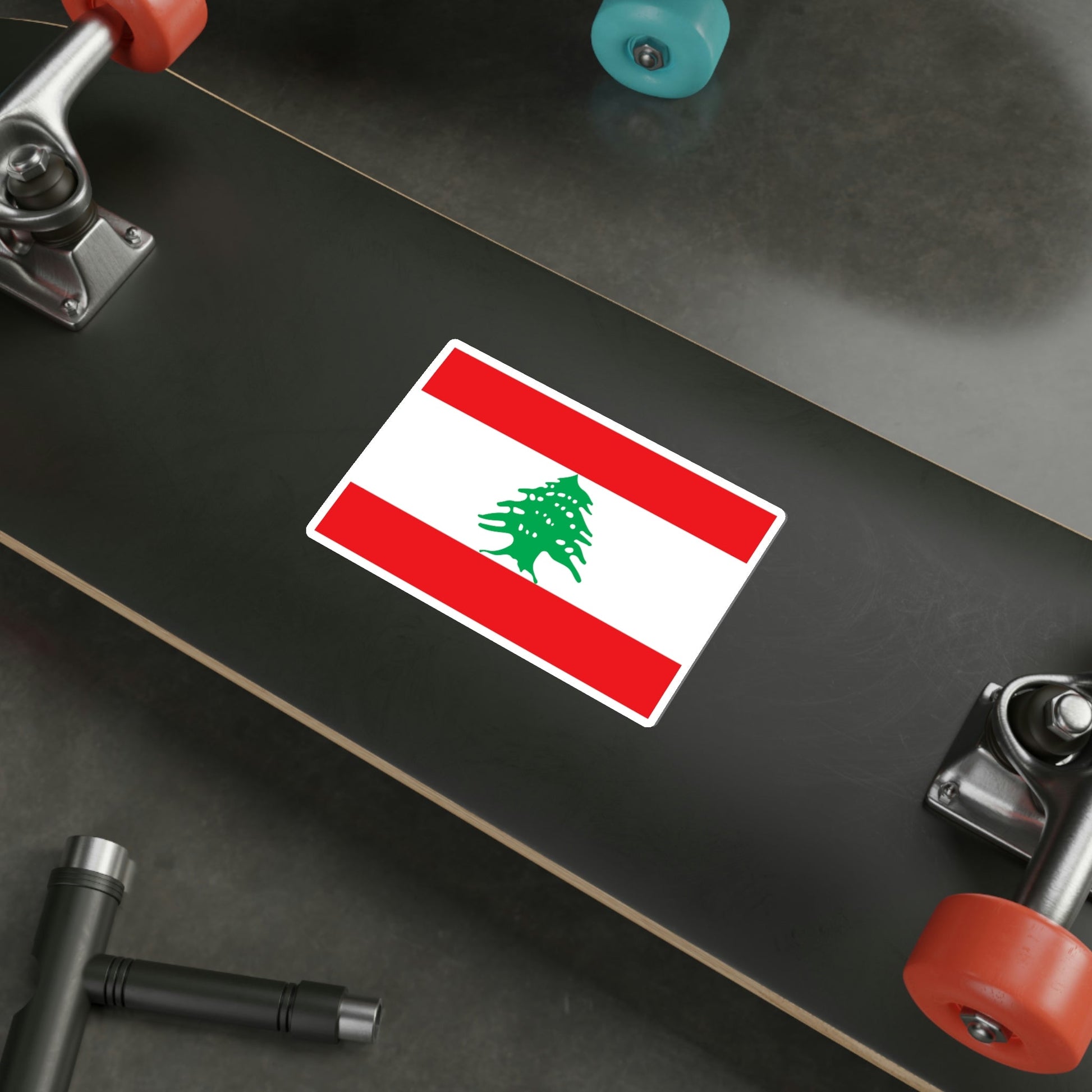 Flag of Lebanon STICKER Vinyl Die-Cut Decal-The Sticker Space